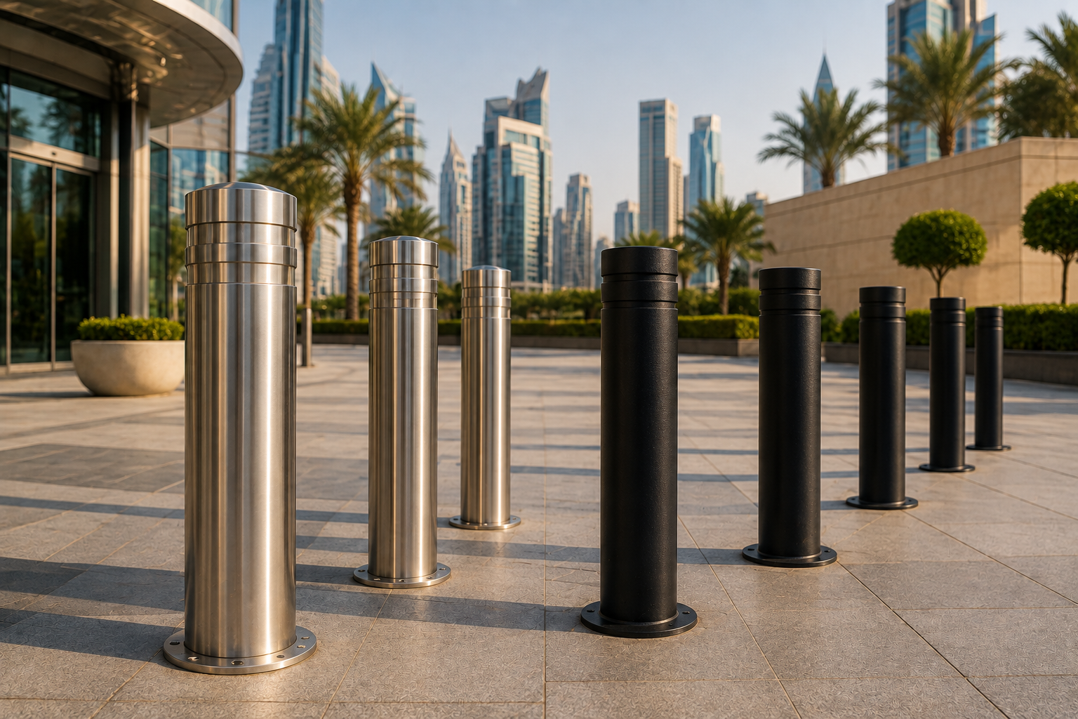 Stainless Steel Bollards vs Steel Bollards